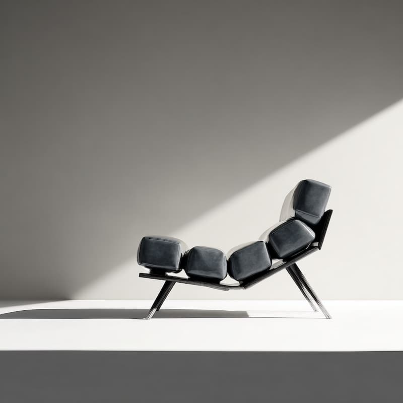 Lounge Chair Against Wall